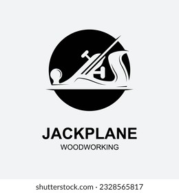 Vintage wood carpentry logo vector.Logo for business, carpentry, lumberjack, label, badge.
