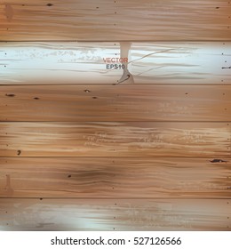 Vintage wood texture background. Vector illustration.