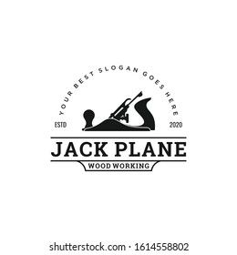 Vintage woodworking tool logo inspiration. Industrial or tool company design template. Vector illustration concept 