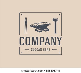 Vintage Workshop Logo Design