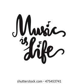 Vintage World Music Day Lettering for Banner and Badge. Sticker, Poster, Card Design Template. Vector