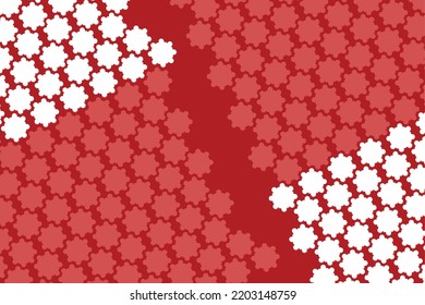 vintage wrapping paper holiday gift card tag backdrop red white christmas snowflake stripe pattern background vector art