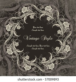 vintage wreath