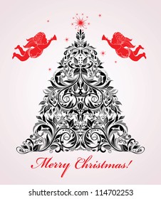 Vintage xmas tree
