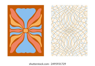 Vintage Y2K Abstract Background Designs Explore trendy aesthetic shapes groovy vector art modern illustrations artistic pastel portraits and more in a stunning collection