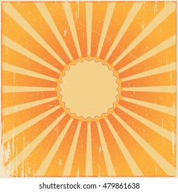 Vintage yellow background