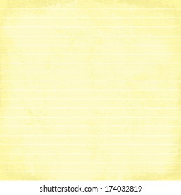 Vintage yellow lined paper vector background
