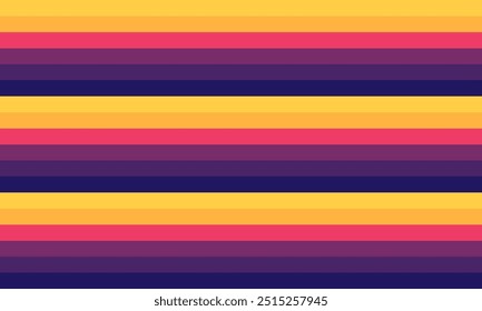 vintage amarelo rosa roxo abstrato linha horizontal linha faixa fundo com linhas como padrão de repetição sem costura, design de imagem repleto para impressão de tecido