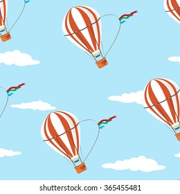 Vintage-balloons Vektor Illustration