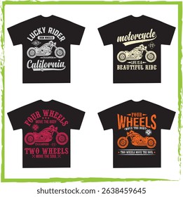 vintage-bike t-shirt-design | Motorcycle t-shirt design | bike t shirt design |  Biker T-shirt Design |  T-shirts design