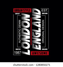 Vintage,element,tee alphabet,london typography vector illustration art for t shirt