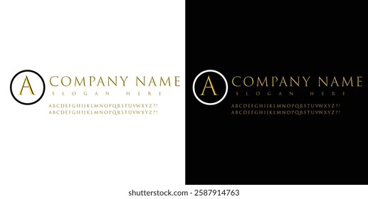 Vintage-Inspired Logo Design with Bold Serif Font for Timeless Business Branding
