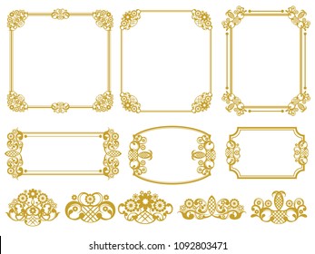 Vintage-like girly frame