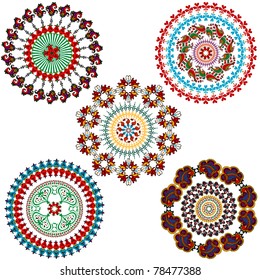 vintage/retro mandala designs for decoration