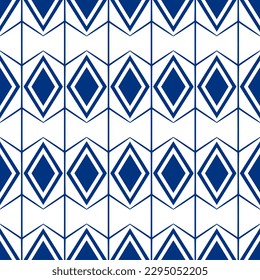 The vintage-style background template, with its seamless geometric print and nature-inspired shapes, serves as a perfect repeat pattern on the fabric, adding depth and texture to any project.