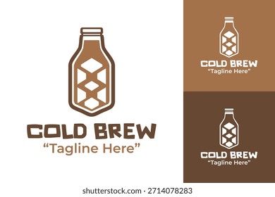Ein Logo im Vintage-Stil mit klassischen Brauelementen, die für handwerkliche Cafés und Getränkeetiketten geeignet sind.
