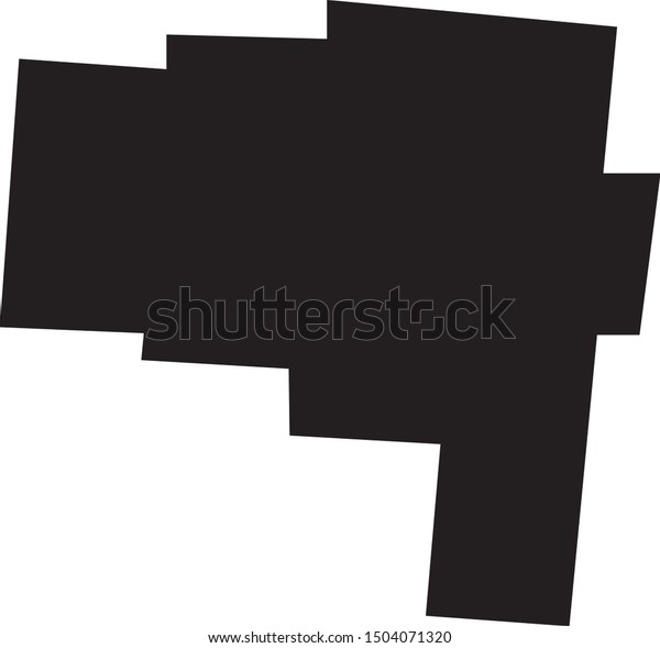 Vinton County Map Ohio State Stock Vector Royalty Free 1504071320