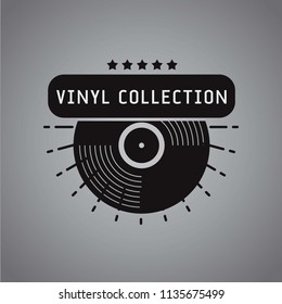 Vinyl Collection in Flat Design