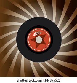 vinyl design over grunge background vector illustration vinyl design over grunge background vector illustration