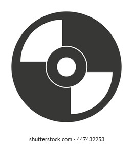 vinyl disc isolated icon design, vector illustration  graphic 