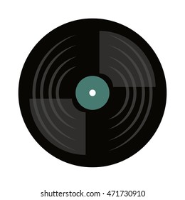 vinyl disc isolated icon vector illustration design