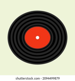 vinyl disc retro audio record