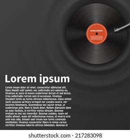Vinyl disk