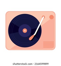 vinyl disk player device icon