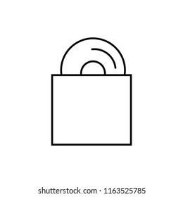 Vinyl icon.  