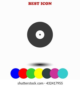 Vinyl icon.