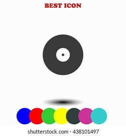 Vinyl icon.