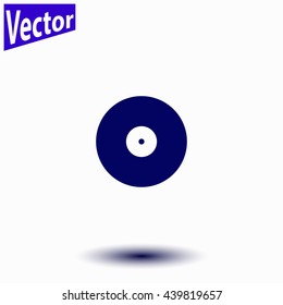 Vinyl icon.