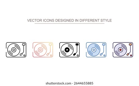 Vinyl icon design with white background stock illustration