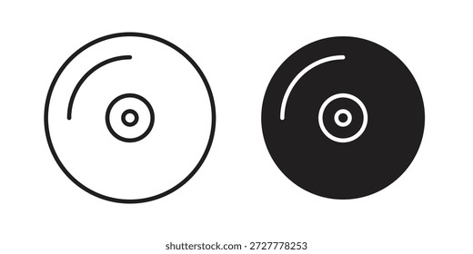 Icono de vinilo plano y colección de trazo para ui ux trabajo.