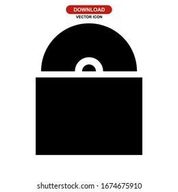 vinyl icon or logo isolated sign symbol vector illustration - high quality black style vector icons
