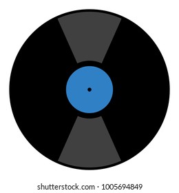 Vinyl icon on a white background, Vector illustration