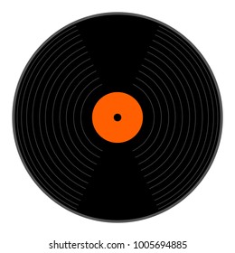 Vinyl icon on a white background, Vector illustration