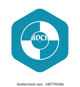 Vinyl icon. Simple illustration of vinyl vector icon for web