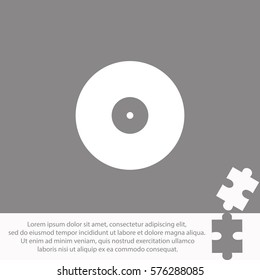 Vinyl  icon Vector design.