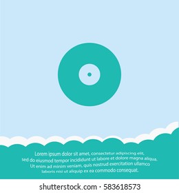 Vinyl  icon. Vector design.