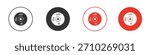 Vinyl icon. web vector design