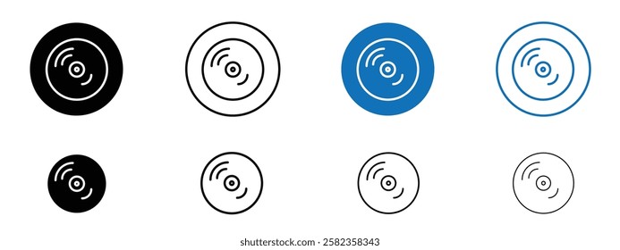 Vinyl icons pack vectors for app and web ui designs