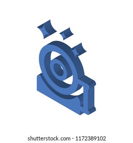Vinyl isometric left top view 3D icon