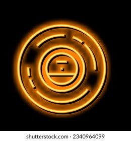 vinyl for listen music neon light sign vector. vinyl for listen music illustration