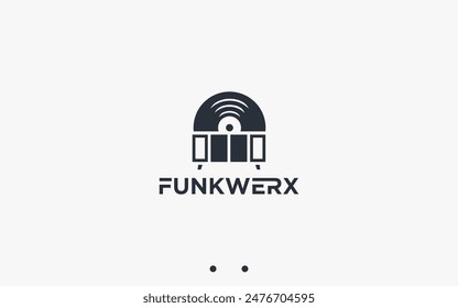 vinyl logo design vector silhouette illustration