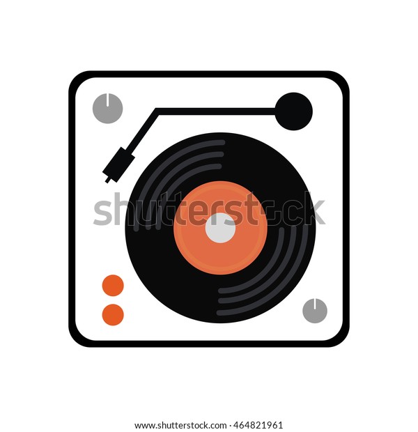 Vinyl Machine Equalizer Music Sound Dj Stock Vector (Royalty Free) 464821961 Shutterstock