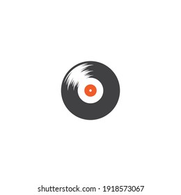 Vinyl Music Icon Vector Design