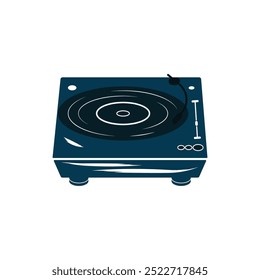 Vinyl music record icon vector template