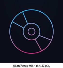 Vinyl nolan icon. Simple thin line, outline vector of party icons for ui and ux, website or mobile application
