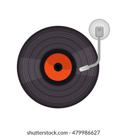vinyl old player device